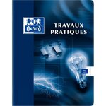 Cahier travaux pratiques ESSENTIAL piqûre 48 pages Seyès+48 pages unies 17x22 OXFORD