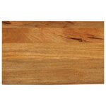 vidaXL Dessus de table à bord vivant 50x30x3 8 cm bois massif manguier