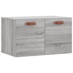 vidaXL Armoire murale Sonoma gris 60x36 5x35 cm Bois d'ingénierie