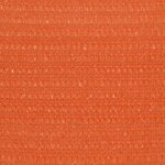 vidaXL Voile d'ombrage 160 g/m² Orange 3x3x3 m PEHD