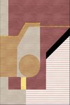 Tapis d'intérieur BURANO 120 x 180 cm - Rose