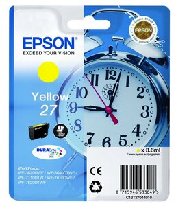 Cartouche d'encre epson reveil 27 (jaune)