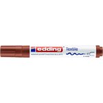 Marqueur pour Textiles 4500 Marron Pointe Moyenne 2-3 mm EDDING