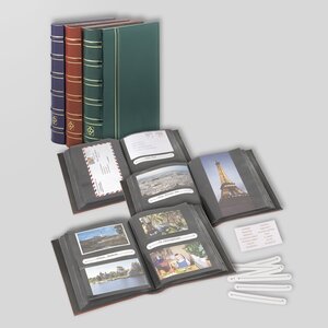 Album leuchtturm multi rouge pour 200 objets de collection (318141)