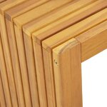 vidaXL Table Basse de Jardin 70x35x35 cm Bois Massif Acacia