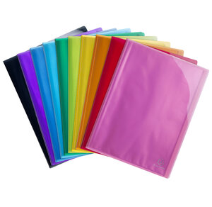 Protège-documents En Polypropylène Semi Rigide Iderama Pp 40 Vues - A4 - Couleurs Assorties - X 20 - Exacompta