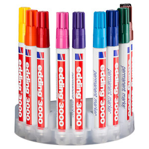 Edding marqueurs indélébiles 10 pièces multicolore 3000
