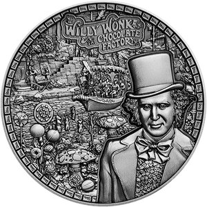 Monnaie WILLY WONKA AND THE CHOCOLATE FACTORY Argent 10$ Solomon Islands 2026 (PRÉCOMMANDE)