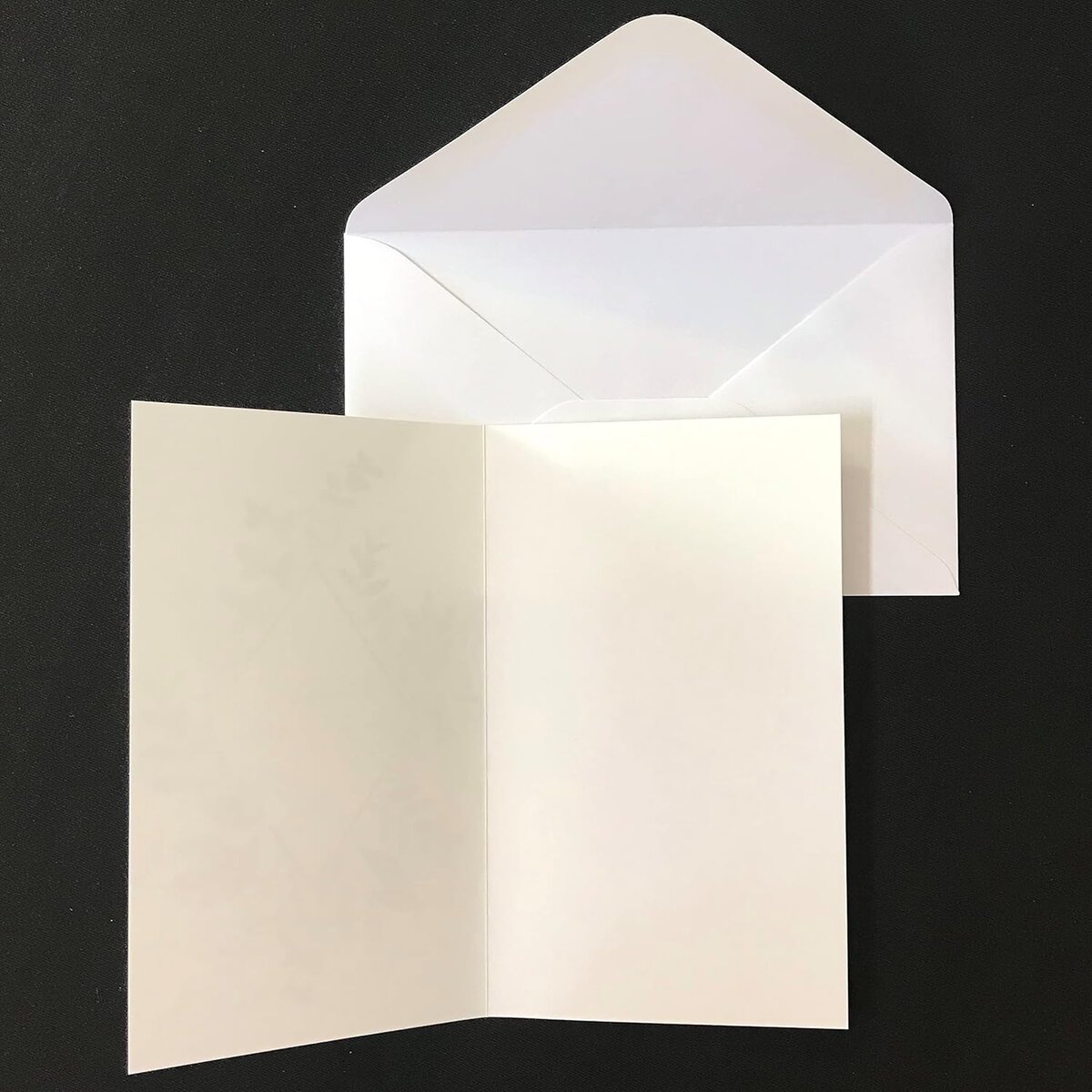 Carte Sincères Condoléances intérieur blanc avec Enveloppe Blanche 10x16  5cm - La Poste