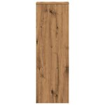 vidaXL Support pour plantes 33x33x100 cm bois d'ingénierie