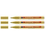 Marqueur Peinture 780 Or Pointe Fine 0 8 mm x 3 EDDING