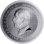 Pièce de monnaie en Argent 5 Dollars g 31.1 (1 oz) Millésime 2024 Mystic Earth LAPIS LAZULI