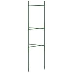 vidaXL Cages à tomates 4 Pièces 116 cm acier et PP