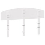 vidaXL Tête de lit blanc 150 cm bois massif de pin