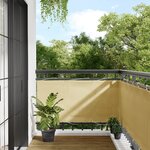 vidaXL Écran de balcon sable 75x800 cm 100  polyester oxford