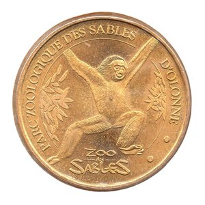 Mini médaille monnaie de paris 2007 - parc zoologique des sables d’olonne