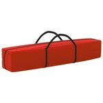 vidaXL Tente de réception pliable Rouge 3x3 m