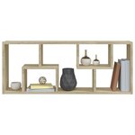 vidaXL Étagère murale Chêne sonoma 36x16x90 cm Bois d'ingénierie