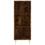 vidaXL Buffet chêne fumé 34 5x32 5x90 cm bois d'ingénierie