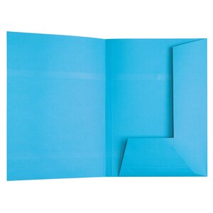 Sous-dossier kraft dossier suspendu 2 rabats esselte 23 x 31 cm - bleu - carton de 100