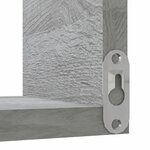 vidaXL Étagères d'angle murales 2 Pièces Sonoma gris 40x40x50 cm Bois