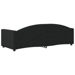 vidaXL Lit de repos noir 80x200 cm tissu