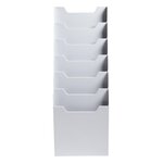 Trieur mural modulable vertical 6 compartiments A4 - Gris lumière EXACOMPTA