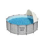 Bestway Auvent de piscine hors sol Blanc