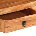 vidaXL Meuble TV 110x30x40 cm Bois d'acacia massif