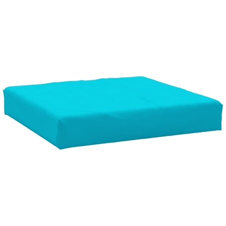 vidaXL Coussin de palette turquoise 60x60x8 cm tissu oxford