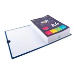 Chemise Extensible Balacron Sans Rabat Sangle Scratch - 24x32cm - Bleu Foncé - X 10 - Exacompta