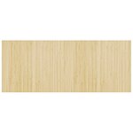 vidaXL Tapis rectangulaire naturel clair 80x200 cm bambou