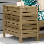vidaXL Repose-pied de jardin 62x31 5x52 cm bois de pin imprégné