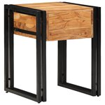 Table d'appoint vidaXL 40x40x50 cm en bois d'acacia