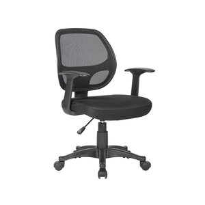 Q-connect chaise bureau rotative - Nylon maille - Max. supporte 120kg - Noir