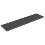 vidaXL Panneaux muraux 12 Pièces Gris foncé 60x15 cm Tissu 1 08 m²