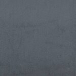 vidaXL Cadre de lit Gris foncé 80x200 cm Velours