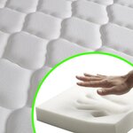 vidaXL Matelas en mousse à mémoire de forme 200 x 120 x 17 cm