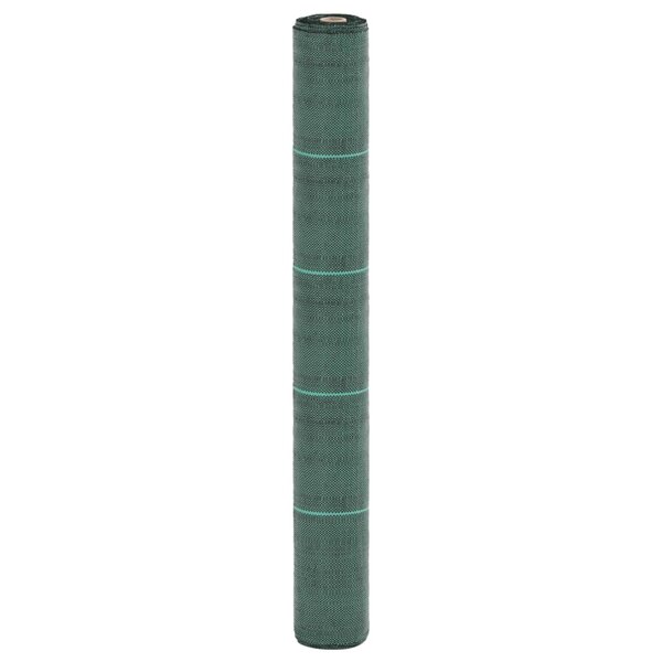 vidaXL Membrane anti-mauvaises herbes vert 1x10 m PP