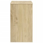 vidaXL Buffet SAUDA chêne 80x43x75 5 cm bois massif de pin