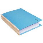 Paquet De 25 Chemises Dos Toilé Forever® 320g/m2 - 24x32cm - Bleu Vif - Exacompta