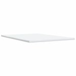 vidaXL Sommier à lattes de lit avec matelas Bleu 160x200 cm Tissu
