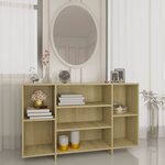 vidaXL Buffet chêne sonoma 120x30x75 cm bois d'ingénierie