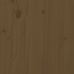 vidaXL Table basse Marron miel 80x55x40 5 cm Bois massif de pin