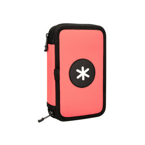 Trousse garnie antartik 2 compartiments 28 pieces       corail