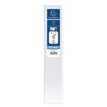 Classeur PP personnalisable Kreacover - 4 anneaux en D 60mm - A4 maxi - Blanc EXACOMPTA