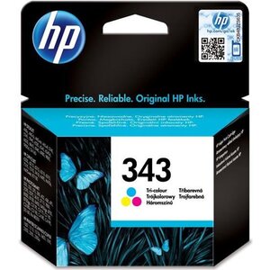 Hp 343 cartouche d'encre trois couleurs authentique pour hp photosmart 2570/c3170 et hp psc 1510/1600 (c8766ee)