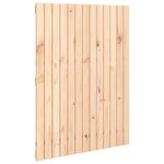 vidaXL Tête de lit murale 82 5x3x110 cm Bois massif de pin