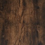 vidaXL Boîte de rangement chêne fumé 50x30x28 cm bois d'ingénierie