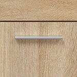 vidaXL Armoire de bain avec miroir chêne sonoma bois d'ingénierie